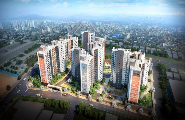 대구 '내당내서 주택재건축정비사업' 조감도.(사진=호반건설)