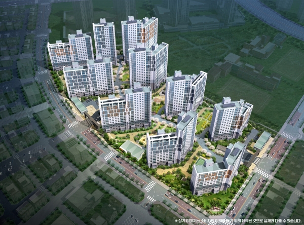'호반써밋 고덕신도시' 조감도. (사진=호반산업)