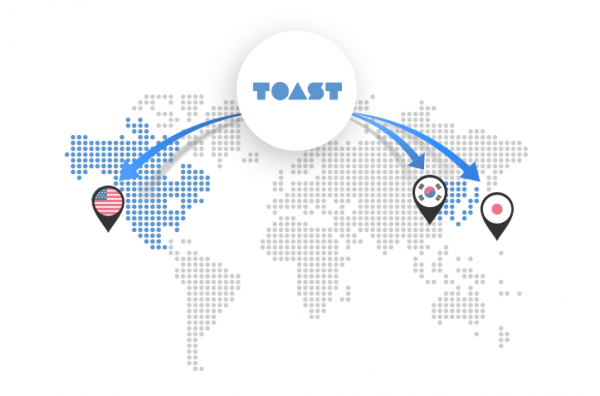 NHN는 통합 클라우드 솔루션 '토스트(TOAST)'가 글로벌 클라우드 시장을 주도하는 미국 본토에 글로벌 리전을 개소했다고 27일 밝혔다. (사진=NHN)