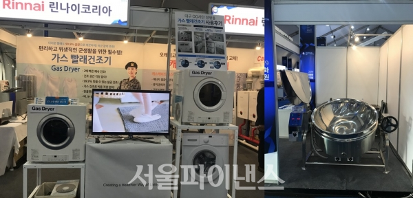 군 장병 지원 가전 등.(사진=윤은식 기자)