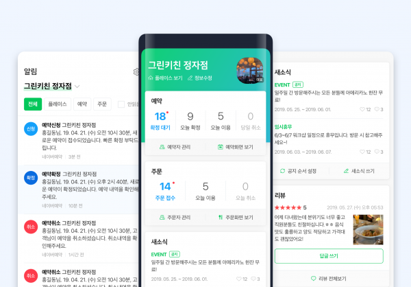 스마트플레이스 모바일 어플리케이션 화면. (사진=네이버)