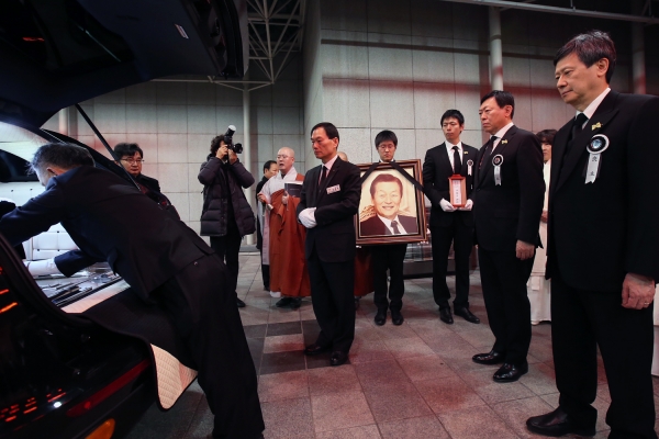 신격호 롯데그룹 명예회장 발인식.(사진=롯데지주)
