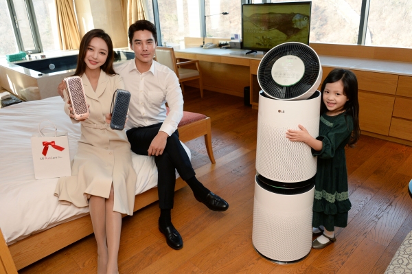 LG전자가 공기청정기를 반얀트리호텔에 설치하고 프리미엄 마케팅을 이어간다. (사진=LG전자)