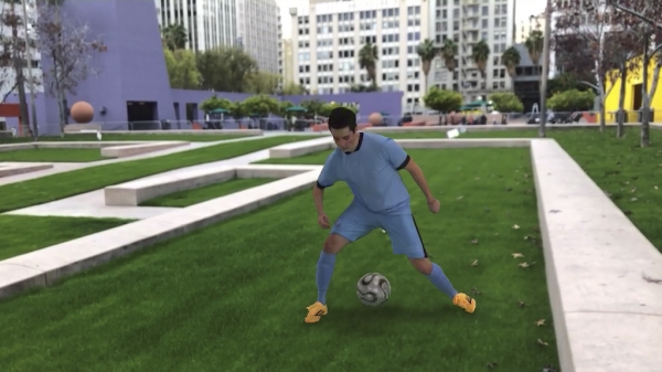 마이크로소프트가 '혼합현실 캡처 스튜디오' 기술로 실제 구현한 3차원 콘텐츠. (사진=SK텔레콤)