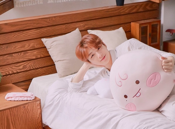 '어피치 강다니엘 에디션'과 함께 한 강다니엘 (사진=카카오IX)