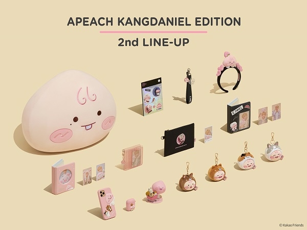 '어피치 강다니엘 에디션' 2차 라인업 제품 이미지. (사진=카카오IX)