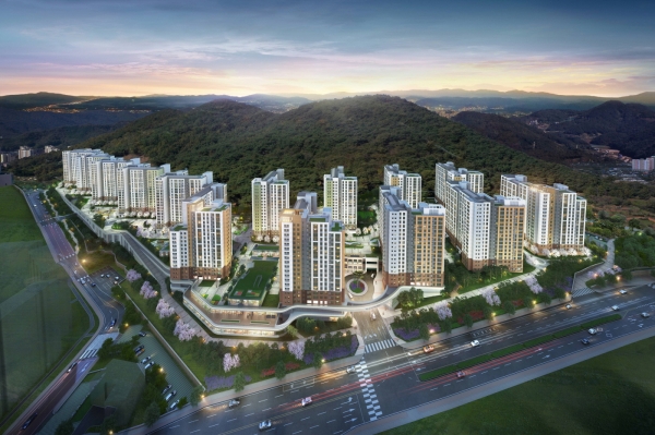 한양수자인 디에스티지 조감도.(사진=한양)