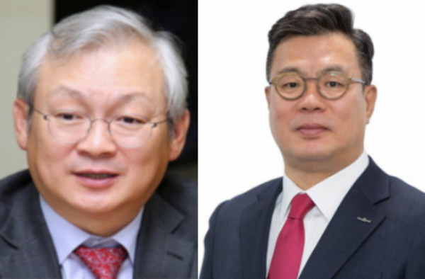 정영채 NH투자증권 사장(왼쪽)·정일문 한국투자증권 사장(사진=각 사)