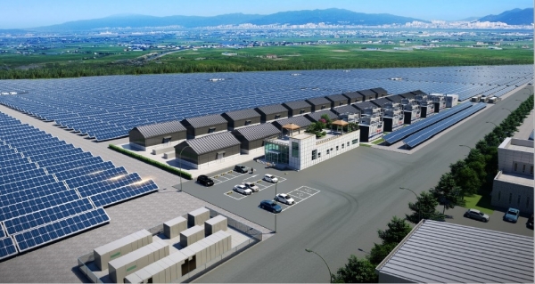 새만금 육상태양광 3구역 발전사업 조감도안. (사진=호반건설)