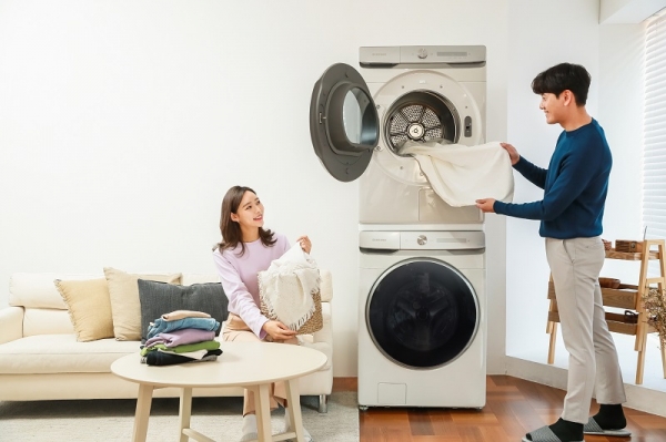 삼성 그랑데 AI 건조기·세탁기 라이프스타일 이미지 (사진=삼성전자)