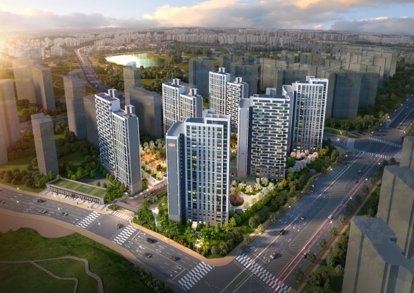 'e편한세상 비전 센터포레' 조감도. (자료=대림산업)