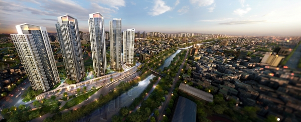 대전 동구 삼성1구역 재개발 사업 조감도. (사진= 대림산업)