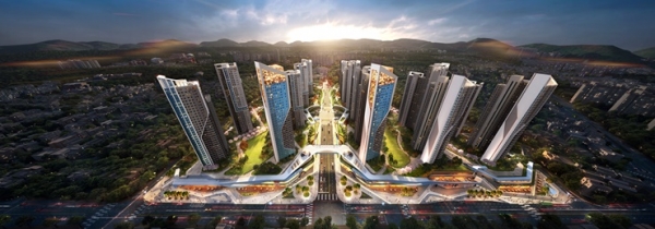 대전 동구 대동 대동4·8구역 주택재개발 정비사업 야경 조감도. (사진= HDC현대산업개발)