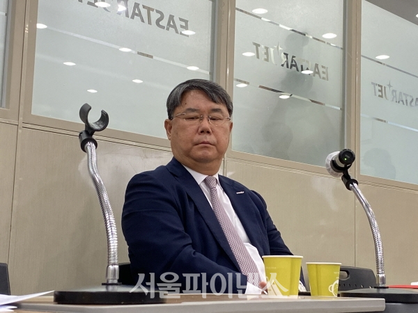 최종구 이스타항공 대표. (사진=주진희 기자)
