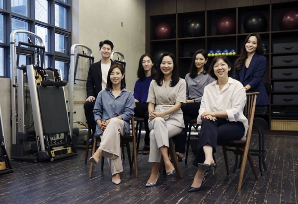김결이 큐브필라테스 대표, 큐브필라테스 김결이 대표와 강사진들 (사진= 권진욱 기자)