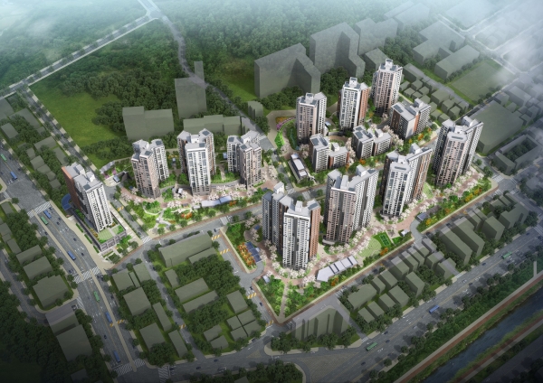 서울 은평구 수색증산뉴타운 'DMC센트럴자이' 조감도. (사진= GS건설)