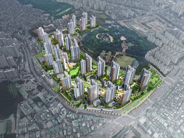 경기 성남시 수정구 신흥동 '산성역 자이푸르지오' 조감도. (사진= GS건설)