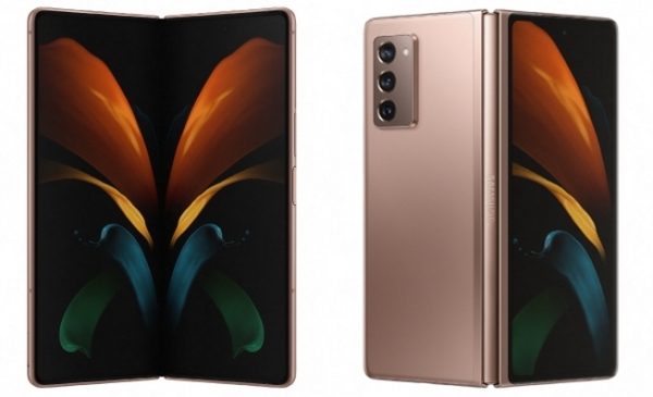 삼성 '갤럭시 Z 폴드2' 미스틱 브론즈. (사진=삼성전자)