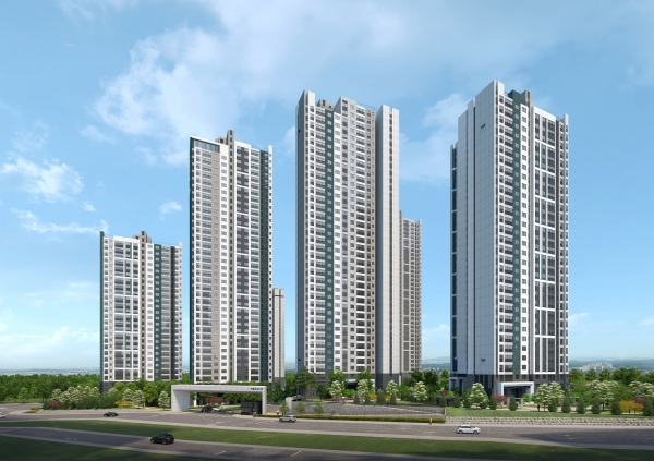 천안 푸르지오 레이크사이드 투시도 (사진=대우건설)