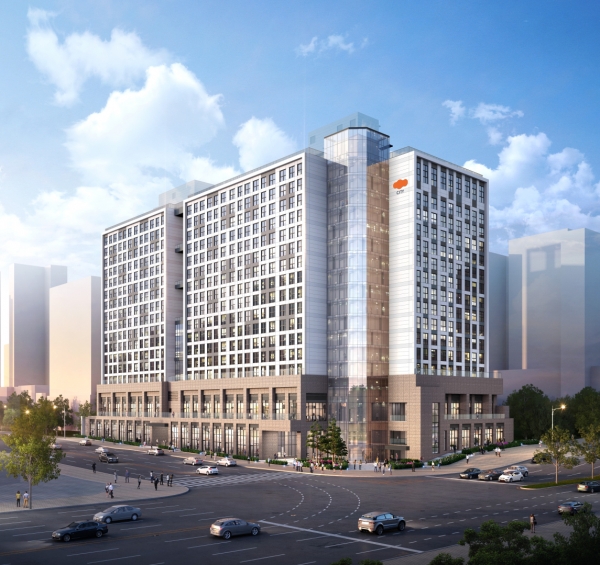 경기 수원시 영통구 이의동 'e편한세상 시티 광교' 투시도. (사진= 대림산업)