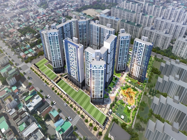 대구 수성구 지산동 '더샵 수성라크에르' 조감도. (사진= 포스코건설)