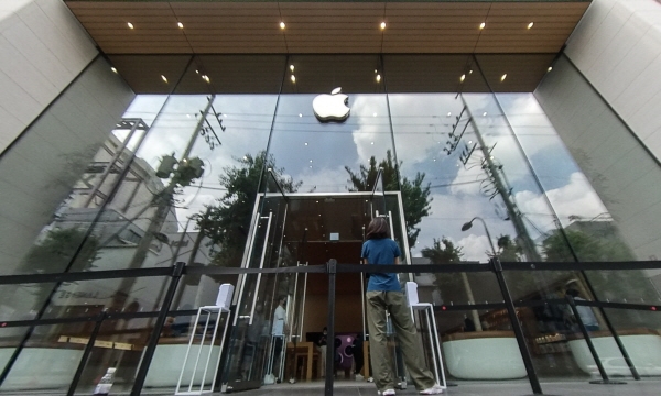 24일 서울 강남 애플 가로수길 매장 모습. (사진=연합뉴스)