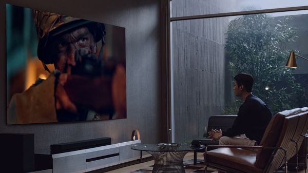 삼성전자가 공개한 신규 TV 광고 연출 이미지 (사진=삼성전자)