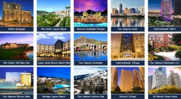 미래에셋자산운용이 중국 안방보험으로부터 인수하기로 한 미국 5성급 호텔 15곳. (사진=미래에셋자산운용)