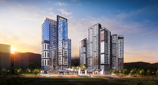 경산 하양 금호어울림 투시도.(사진=금호산업)