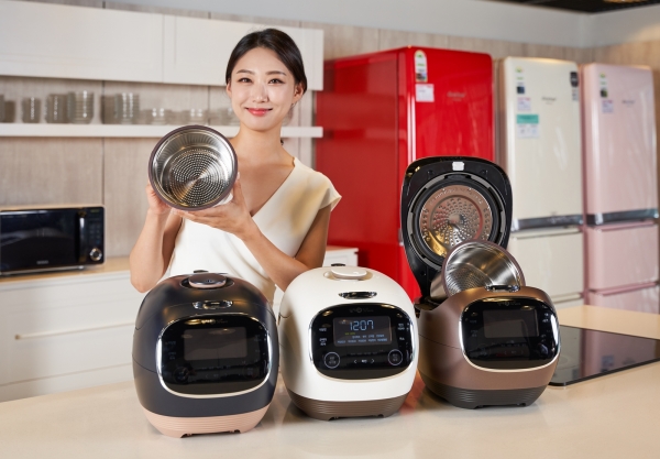 '딤채쿡 당질저감 50 레트로' IH 압력밥솥 6인용 신제품 (사진=위니아딤채)