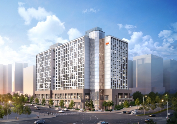 경기 수원시 영통구 이의동 'e편한세상 시티 광교' 투시도. (사진= 대림산업)