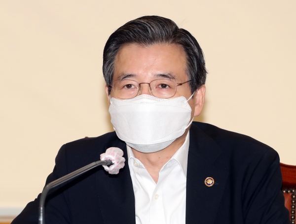 김용범 기획재정부 제1차관이 25일 오전 서울 중구 은행회관에서 열린 거시경제금융회의에서 발언하고 있다. (사진=연합뉴스)