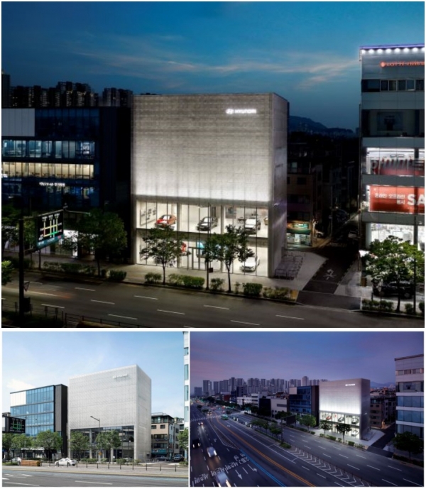 현대자동차 송파대로 전시장 전경 (사진=전택수 사진작가)