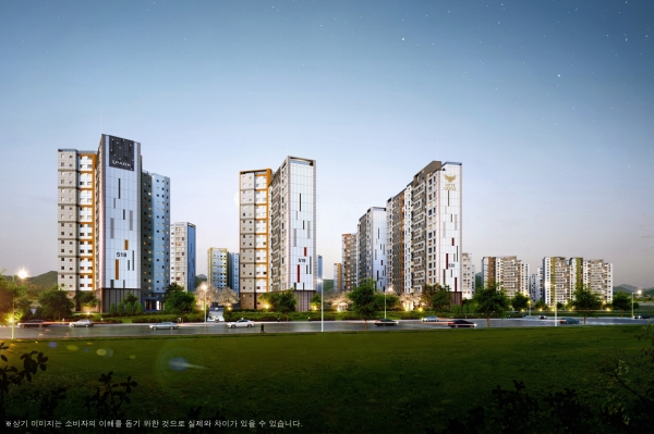 경기 화성시 반정동 '반정 아이파크 캐슬 5단지' 투시도. (사진= HDC현대산업개발)