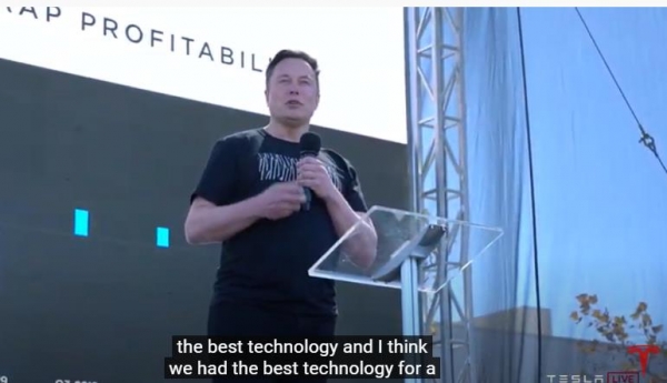 사진=테슬라 배터리데이 생중계 화면 캡처