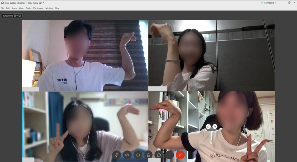 SK이노베이션이 코로나 상황 아래, 대학생 대상으로 직무 멘토링 프로그램을 화상회의 방식으로 진행하고 있다. (사진=SK이노베이션)