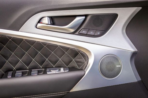 제네시스 G70에 장착된 렉시콘 스피커 시스템 (사진= 제네시스)