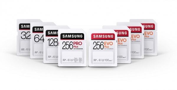 삼성전자 SD카드 'PRO Plus' 와 'EVO Plus' (사진=삼성전자)