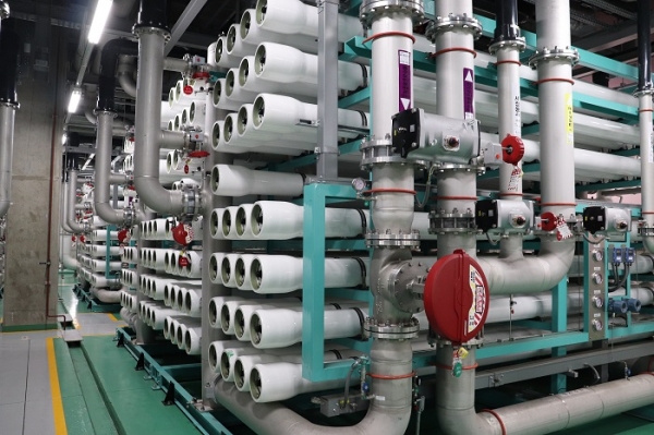 삼성디스플레이 아산캠퍼스 내 공정용수 재이용 RO(Reverse Osmosis) 시설 (사진=삼성디스플레이)