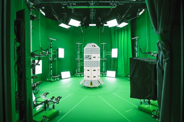 SK텔레콤이 본사 T타워에 구축한 혼합현실 제작소 점프스튜디오 내부 모습.  (사진=SK텔레콤)