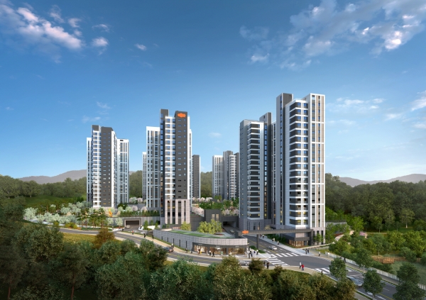 e편한세상 남양뉴타운 주경투시도.(사진=대림산업)