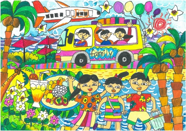 대상을 수상한 한소정 어린이 작품. (사진=제주항공)