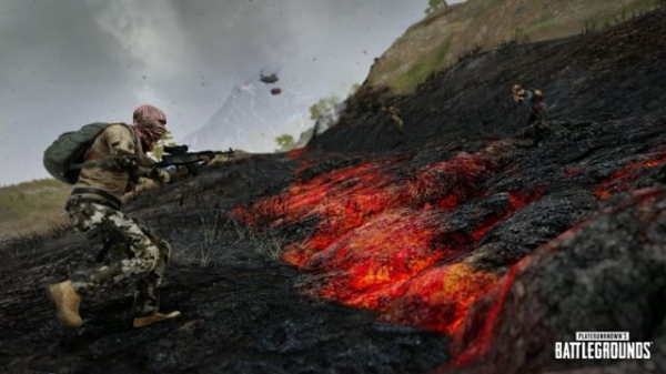 화산 지대를 배경으로 한 신규 맵 파라모 선보인 '배틀그라운드' (사진=펍지 주식회사)