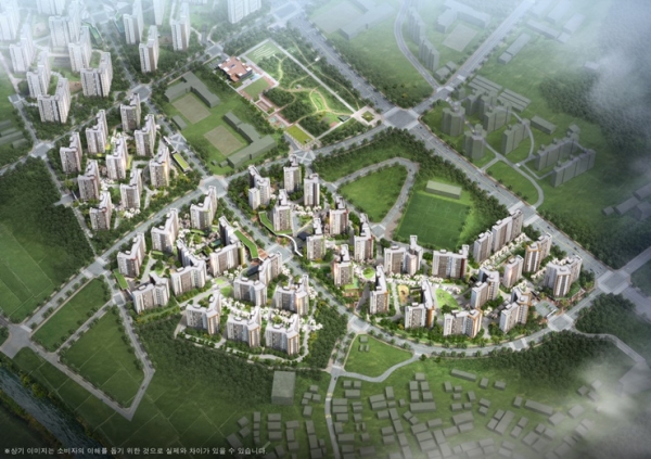 경기 화성시 반정동 '반정 아이파크 캐슬' 조감도. (사진= HDC현대산업개발)