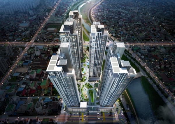 대전 중구 선화동 '대전 하늘채 스카이앤' 조감도. (사진= 코오롱글로벌)