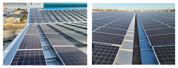 지붕형 태양광 설비. (사진=LH)