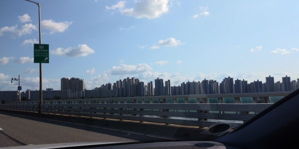 잠실대교에서 본 잠실 아파트. (사진=서울파이낸스)