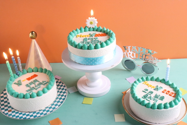 Y홀리데이 프로모션에 참여 고객에게 제공하는 터틀힙 레터링 케이크. (사진=KT)