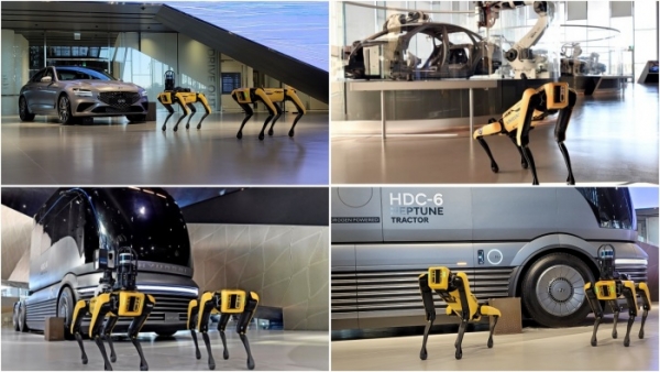 4족 보행 로봇개 스팟 (사진= 현대자동차, 권진욱 기자)