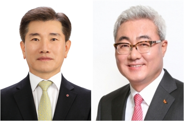 김종현 LG에너지솔루션 사장(왼쪽)과 김준 SK이노베이션 총괄사장 (사진=각 사)